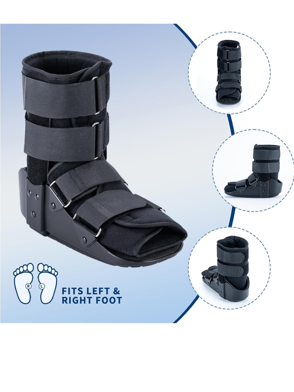 Kefit Walking Boot, Orthopedic Boot For Ankle Sprain Or Foot Injury View 5